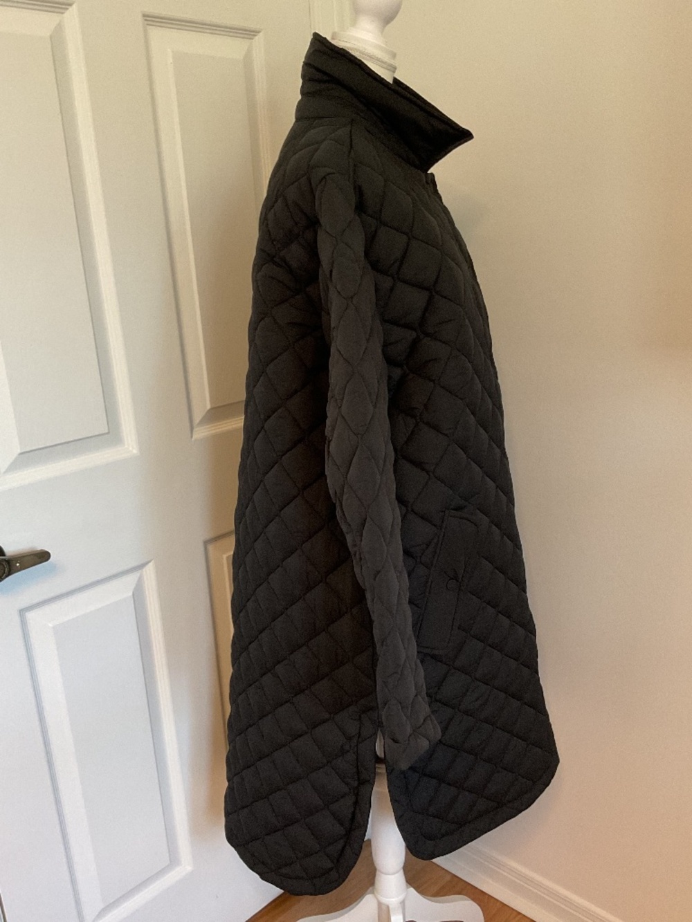 💐NWT💐 Kit and Ace Oslo Recycled Black Quilted Coat - size XL - Picture 7 of 16